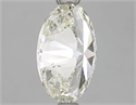 Natural Diamond 1.52 Carats, Oval with  Cut, K Color, SI1 Clarity and Certified by GIA