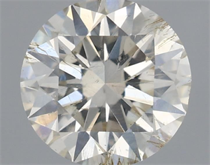 Foto Diamante Natural 0.71 quilates, Redondo , Color K, claridad SI2 y certificado IGI de