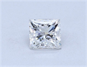 Natural Diamond 1.01 Carats, Princess with  Cut, F Color, SI2 Clarity and Certified by GIA