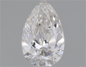 Foto Diamante Natural 0.40 quilates, De pera , Color H, claridad VS1 y certificado GIA de