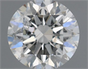 Natural Diamond 0.41 Carats, Round with Excellent Cut, G Color, SI2 Clarity and Certified by IGI