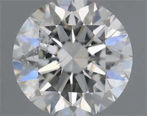 Picture of Natural Diamond 0.41 Carats, Round with Excellent Cut, G Color, SI2 Clarity and Certified by IGI