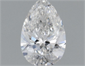 Natural Diamond 0.32 Carats, Pear with  Cut, E Color, VVS2 Clarity and Certified by GIA
