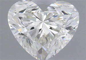 Picture of Natural Diamond 0.40 Carats, Heart with  Cut, J Color, VVS1 Clarity and Certified by GIA