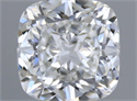 Natural Diamond 0.37 Carats, Cushion with  Cut, F Color, SI2 Clarity and Certified by GIA