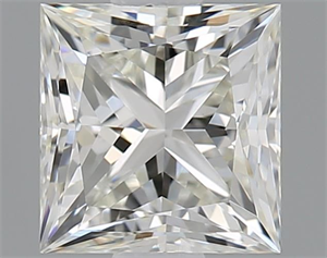 Foto Diamante Natural 0.91 quilates, Princesa , Color I, claridad VVS1 y certificado GIA de