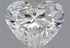 Foto Diamante Natural 0.30 quilates, Corazón , Color H, claridad VS1 y certificado GIA de