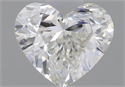 Natural Diamond 0.40 Carats, Heart with  Cut, I Color, VS1 Clarity and Certified by GIA