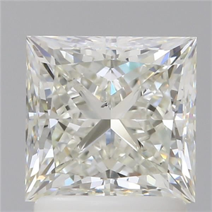 Foto Diamante Natural 1.83 quilates, Princesa , Color I, claridad VS2 y certificado GIA de