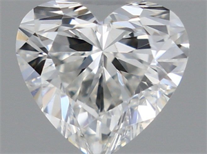 Picture of Natural Diamond 0.32 Carats, Heart with  Cut, H Color, VVS1 Clarity and Certified by GIA