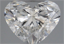 Natural Diamond 0.40 Carats, Heart with  Cut, I Color, VS2 Clarity and Certified by GIA