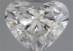 Picture of Natural Diamond 0.40 Carats, Heart with  Cut, I Color, VS2 Clarity and Certified by GIA