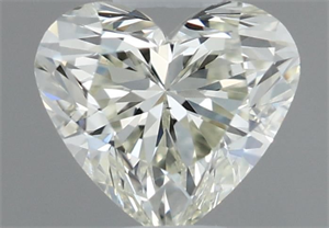 Picture of Natural Diamond 0.41 Carats, Heart with  Cut, M Color, SI1 Clarity and Certified by GIA