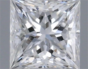 Foto Diamante Natural 0.33 quilates, Princesa , Color F, claridad VVS2 y certificado GIA de