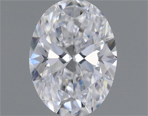 Picture of Natural Diamond 0.42 Carats, Oval with  Cut, D Color, VVS2 Clarity and Certified by GIA