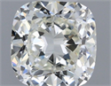 Natural Diamond 0.61 Carats, Cushion with  Cut, K Color, VVS2 Clarity and Certified by GIA