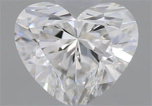 Picture of Natural Diamond 0.45 Carats, Heart with  Cut, H Color, VS1 Clarity and Certified by GIA