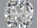 Natural Diamond 0.71 Carats, Cushion with  Cut, H Color, VVS2 Clarity and Certified by GIA