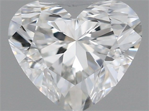 Picture of Natural Diamond 0.34 Carats, Heart with  Cut, G Color, VVS2 Clarity and Certified by GIA