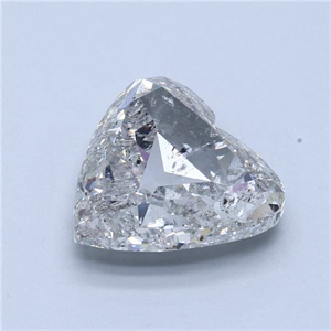 Picture of Natural Diamond 10.07 Carats, Heart with  Cut, G Color, SI2 Clarity and Certified by IGI