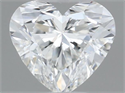 Natural Diamond 0.31 Carats, Heart with  Cut, G Color, VS2 Clarity and Certified by GIA