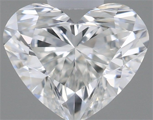 Picture of Natural Diamond 0.45 Carats, Heart with  Cut, H Color, VVS1 Clarity and Certified by GIA