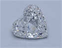 Natural Diamond 3.05 Carats, Heart with  Cut, E Color, SI1 Clarity and Certified by GIA