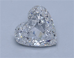 Picture of Natural Diamond 3.05 Carats, Heart with  Cut, E Color, SI1 Clarity and Certified by GIA