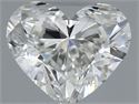 Natural Diamond 0.30 Carats, Heart with  Cut, H Color, VVS2 Clarity and Certified by GIA