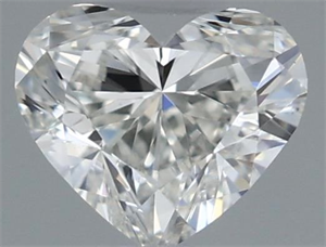 Foto Diamante Natural 0.30 quilates, Corazón , Color H, claridad VVS2 y certificado GIA de
