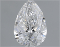 Diamante Natural 0.40 quilates, De pera , Color E, claridad SI1 y certificado GIA