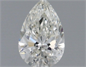 Natural Diamond 0.40 Carats, Pear with  Cut, I Color, IF Clarity and Certified by GIA