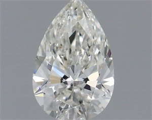 Picture of Natural Diamond 0.40 Carats, Pear with  Cut, I Color, IF Clarity and Certified by GIA