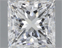 Natural Diamond 1.01 Carats, Princess with  Cut, E Color, VVS1 Clarity and Certified by GIA