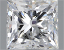 Natural Diamond 1.50 Carats, Princess with  Cut, F Color, VVS1 Clarity and Certified by GIA