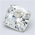 Natural Diamond 1.58 Carats, Cushion with  Cut, I Color, VS2 Clarity and Certified by GIA