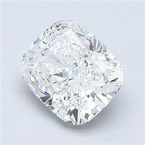 Foto Diamante Natural 1.51 quilates, Del cojín , Color E, claridad VS1 y certificado GIA de