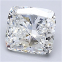 Diamante Natural 2.02 quilates, Del cojín , Color F, claridad SI1 y certificado GIA