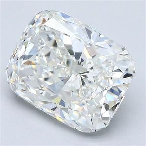Foto Diamante Natural 4.03 quilates, Del cojín , Color H, claridad VS1 y certificado GIA de