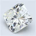 Natural Diamond 6.20 Carats, Cushion with  Cut, K Color, VS2 Clarity and Certified by GIA