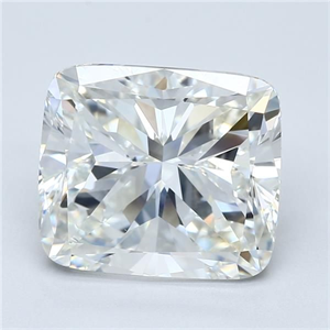 Foto Diamante Natural 7.02 quilates, Del cojín , Color I, claridad VVS2 y certificado GIA de