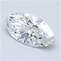 Diamante Natural 5.03 quilates, marqués , Color E, claridad VS2 y certificado GIA