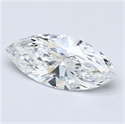 Natural Diamond 4.01 Carats, Marquise with  Cut, E Color, SI1 Clarity and Certified by GIA