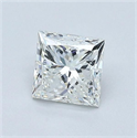 Diamante Natural 0.80 quilates, Princesa , Color I, claridad VS1 y certificado GIA