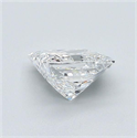 Diamante Natural 0.77 quilates, Princesa , Color E, claridad VS2 y certificado GIA