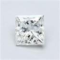 Diamante Natural 0.74 quilates, Princesa , Color H, claridad VVS2 y certificado GIA