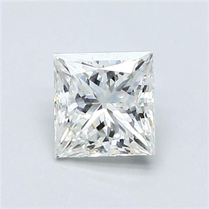 Foto Diamante Natural 0.74 quilates, Princesa , Color H, claridad VVS2 y certificado GIA de