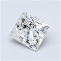 Diamante Natural 0.78 quilates, Princesa , Color E, claridad VS1 y certificado GIA