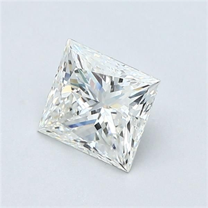 Picture of Natural Diamond 0.72 Carats, Princess with  Cut, I Color, VS1 Clarity and Certified by GIA
