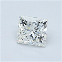 Natural Diamond 0.64 Carats, Princess with  Cut, I Color, VS1 Clarity and Certified by GIA